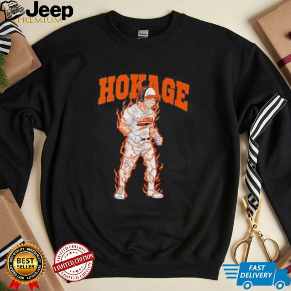 Hokage anime Oklahoma State Beavers baseball shirt