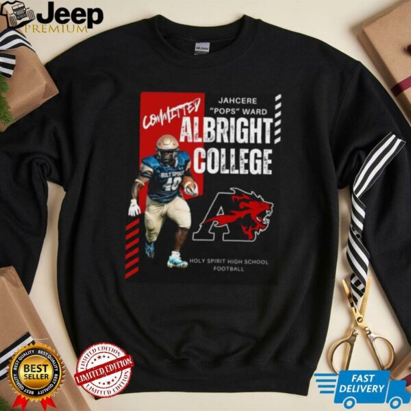 Holy Spirit High School Football Committed Jahcere Pops Ward Albright College Poster T Shirt