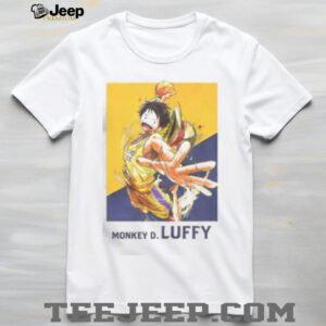 Hot One Piece X Los Angeles Lakers Monkey D. Luffy T Shirt3