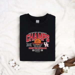 Houston Cougars 2025 Big 12 Mens Basketball Regular Season Champions T Shirt2