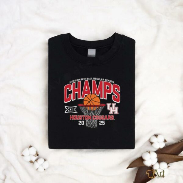 Houston Cougars 2025 Big 12 Men’s Basketball Regular Season Champions T Shirt