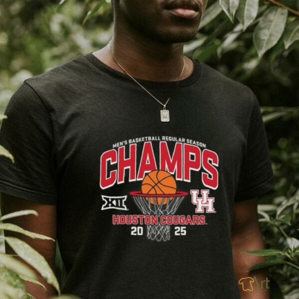 Houston Cougars 2025 Big 12 Men’s Basketball Regular Season Champions T Shirt