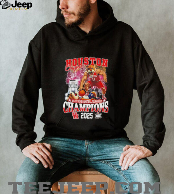 Houston Cougars Big 12 Men’s Basketball Tournament Champions 2025 mascot shirt