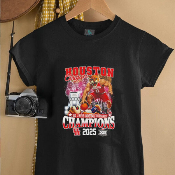 Houston Cougars Big 12 Men’s Basketball Tournament Champions 2025 mascot shirt