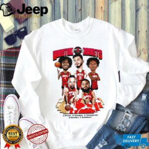 Houston Rockets J. Green A.Sengun A. Thompson D. Brooks F. VanVleet funny cartoons shirt