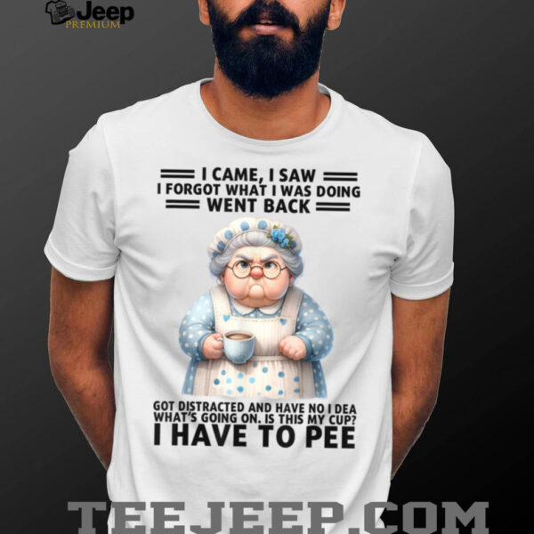 I Came I Saw I’m Forgot What I Was Doing Went Back Got T Shirt