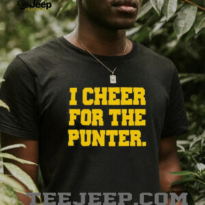I cheer for the punter Iowa shirt2