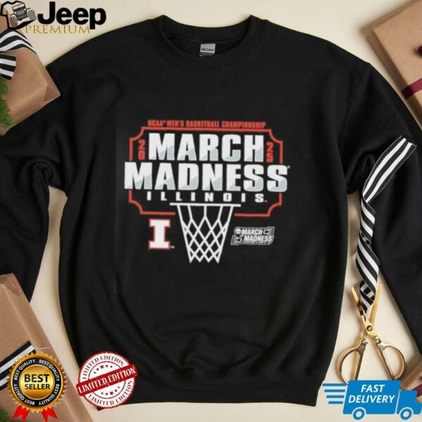 Illinois Fighting Illini March Madness 2025 Men’s Basketball Championship shirt