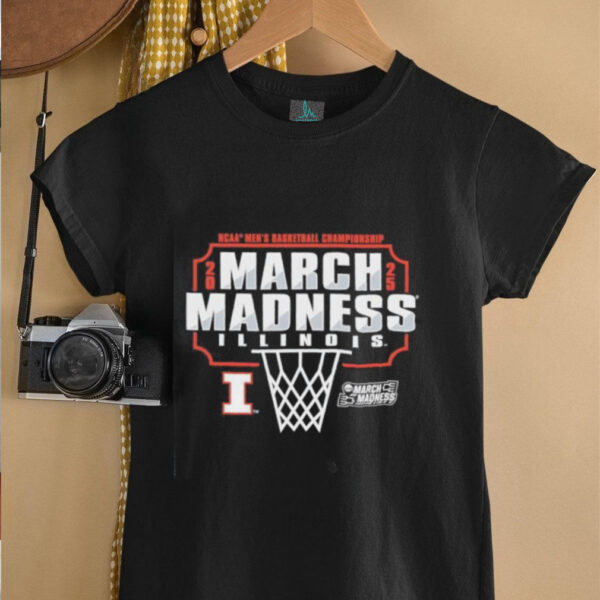 Illinois Fighting Illini March Madness 2025 Men’s Basketball Championship shirt