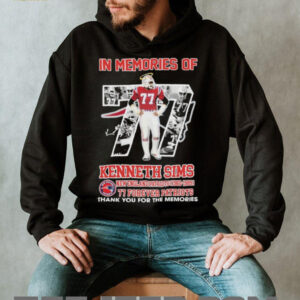 In Memories Of Kenneth Sims New England Patriots 1982 1989 77 Forever Patriots Thank You For The Memories T shirts