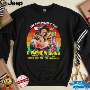 In memory of DWayne Wiggins thank you for the memories shirt3