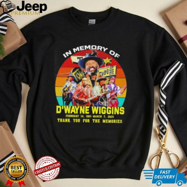 In memory of D’Wayne Wiggins thank you for the memories shirt