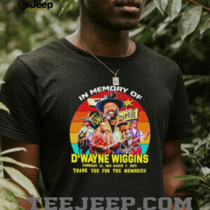 In memory of DWayne Wiggins thank you for the memories shirt4