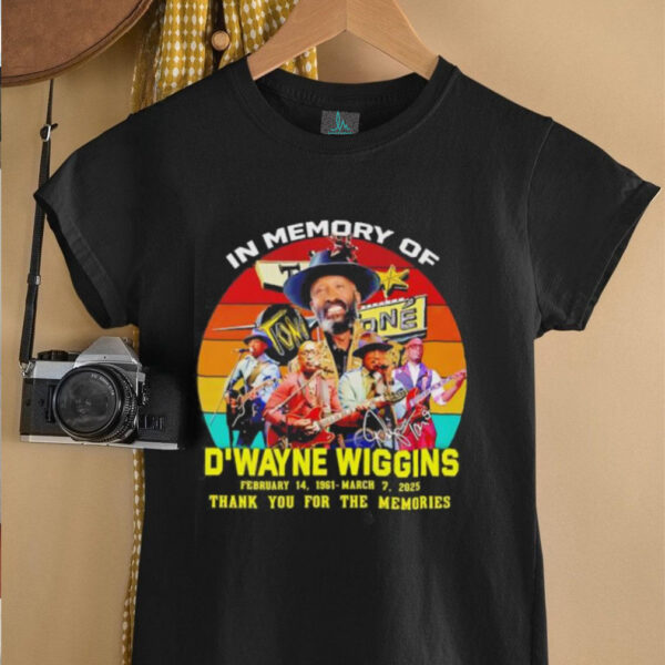 In memory of D’Wayne Wiggins thank you for the memories shirt