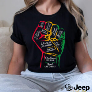 Inspiring Black Leaders Power Fist Hand Black History Month T Shirt0