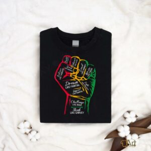 Inspiring Black Leaders Power Fist Hand Black History Month T Shirt2