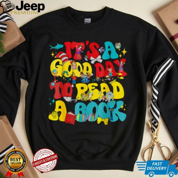 Its A Good Day To Read Book Across America Boys Girls Kids T Shirt