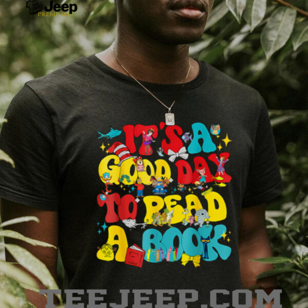 Its A Good Day To Read Book Across America Boys Girls Kids T Shirt