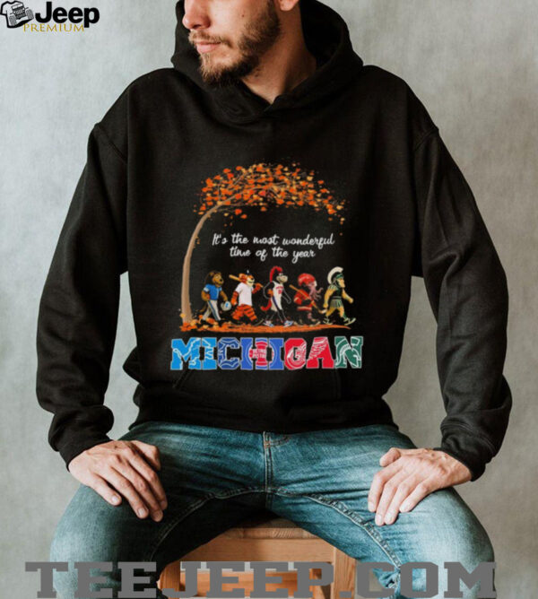 It’s The Most Wonderful Time Of The Year Michigan All Sports Mascot Abbey Road Shirt