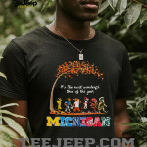 It’s The Most Wonderful Time Of The Year Michigan Mascot Sports Walking Road T Shirt