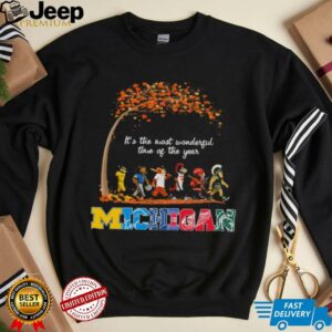 It’s The Most Wonderful Time Of The Year Michigan Mascot Sports Walking Road T Shirt