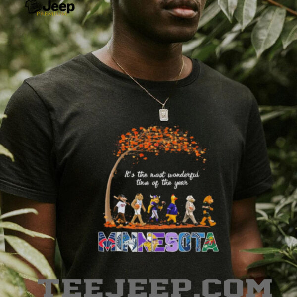It’s The Most Wonderful Time Of The Year Minnesota Mascot Sports Abbey Road T Shirt