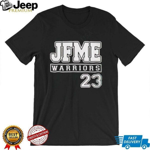 JFME Warriors 23 Bold Red Sports Team Athletic Jersey Style shirt