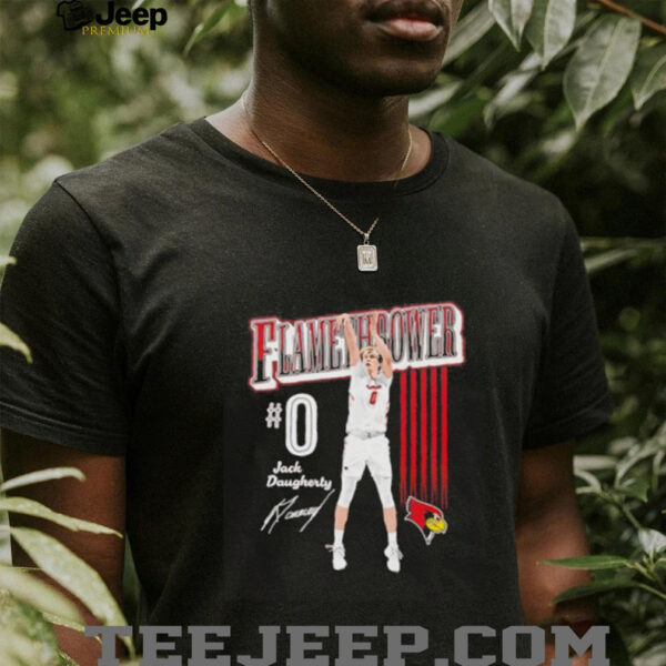 Jack Daugherty illinois State basketball cartoon shirt