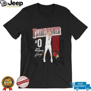 Jack Daugherty illinois State basketball cartoon shirt3