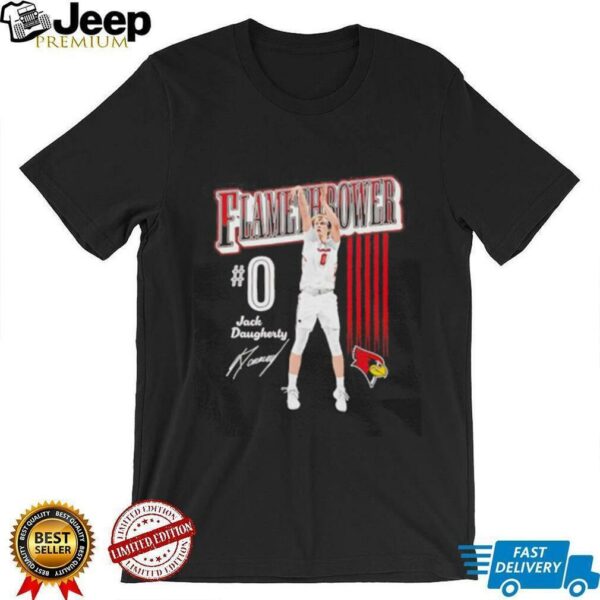 Jack Daugherty illinois State basketball cartoon shirt