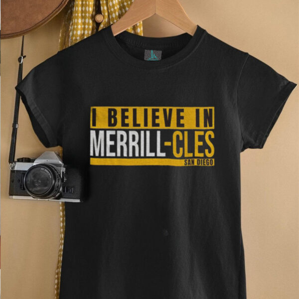 Jackson Merrill I Believe in Merrill cles San Diego Padres 2025 shirt
