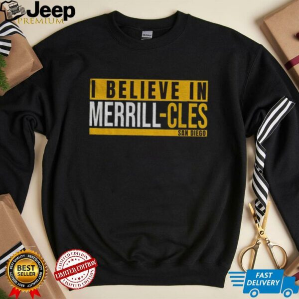 Jackson Merrill I Believe in Merrill cles San Diego Padres 2025 shirt