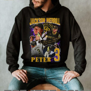 Jackson Merrill Rap San Diego Padres Vintage Baseball Graphic shirt