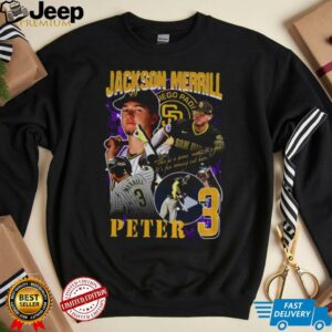 Jackson Merrill Rap San Diego Padres Vintage Baseball Graphic shirt2