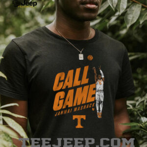 Jahmai Mashack NIL Tennessee Basketball Call Game Shirt
