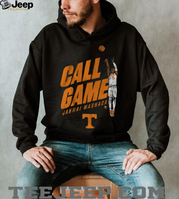 Jahmai Mashack NIL Tennessee Basketball Call Game Shirt
