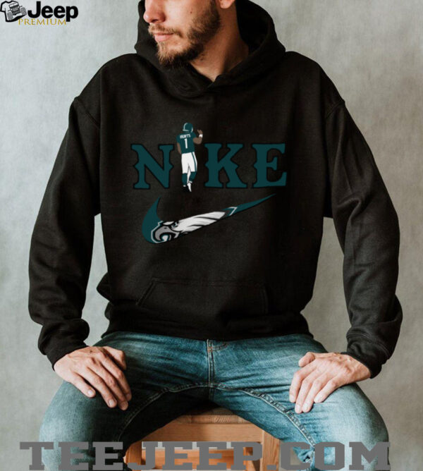 Jalen Hurts Philadelphia Eagles Nike Logo Shirt