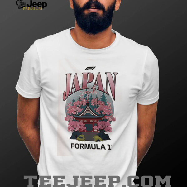 Japan Suzuka Formula 1 Grand Prix Sakura Cherry Blossom Racing shirt