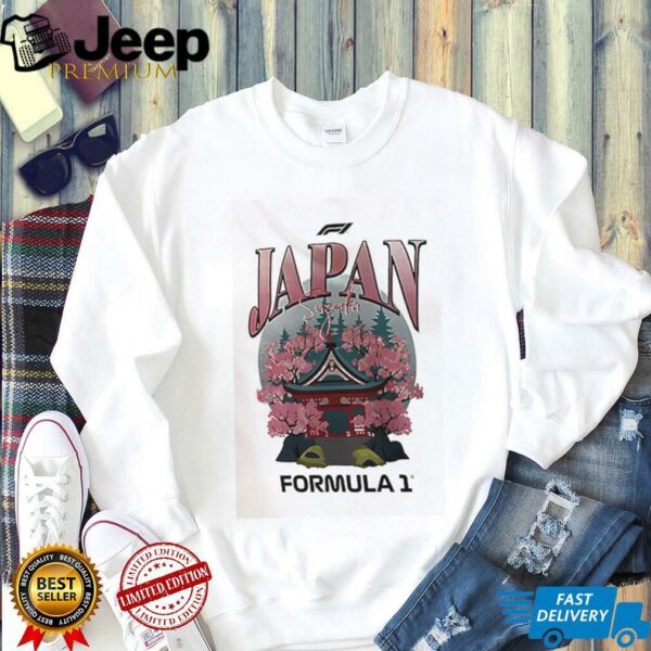 Japan Suzuka Formula 1 Grand Prix Sakura Cherry Blossom Racing shirt