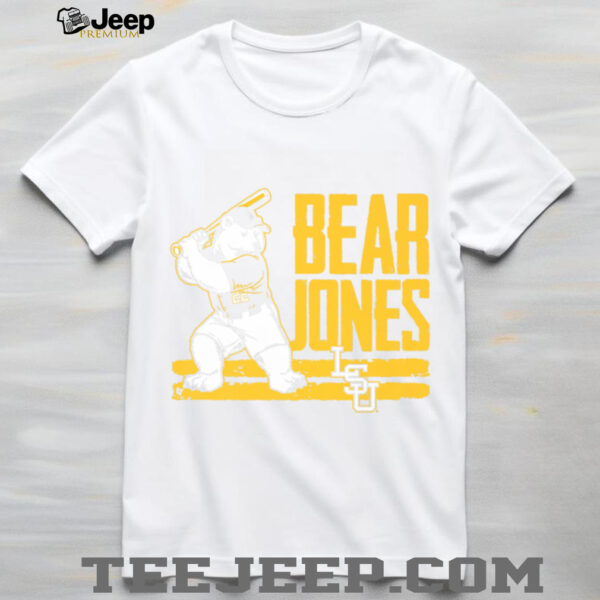Jared Jones   Bear   LSU Baseball Shirt