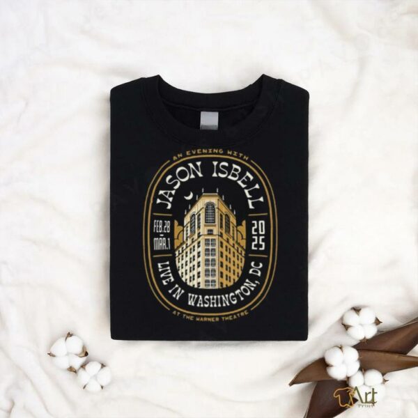 Jason Isbell Feb 27 28 2025 The Warner Theatre Washington DC Event Shirt