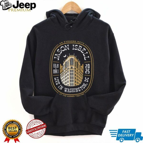 Jason Isbell The Warner Theatre Washington DC 3 1 2025 T Shirt
