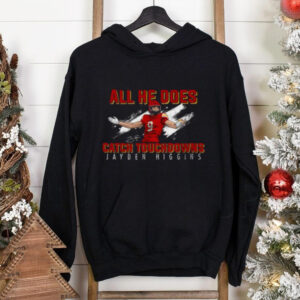 Jayden higgins catch touchdowns nil signature tee0