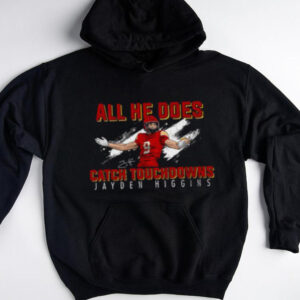 Jayden higgins catch touchdowns nil signature tee3
