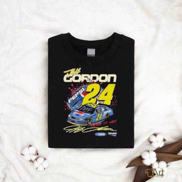 Jeff Gordon Pepsi open it up signature shirt
