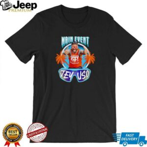 Jey Uso Main Event Palms tree shirt4