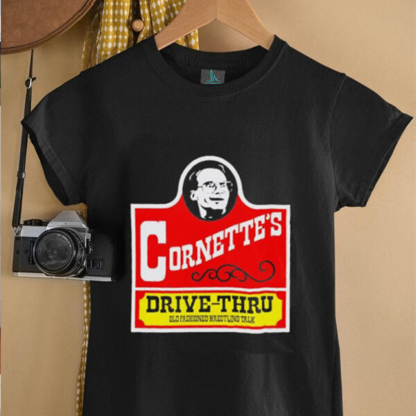 Jim Cornette Drive Thru logo shirt