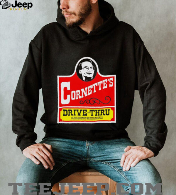 Jim Cornette Drive Thru logo shirt