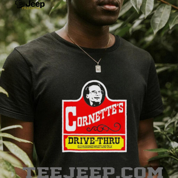 Jim Cornette Drive Thru logo shirt