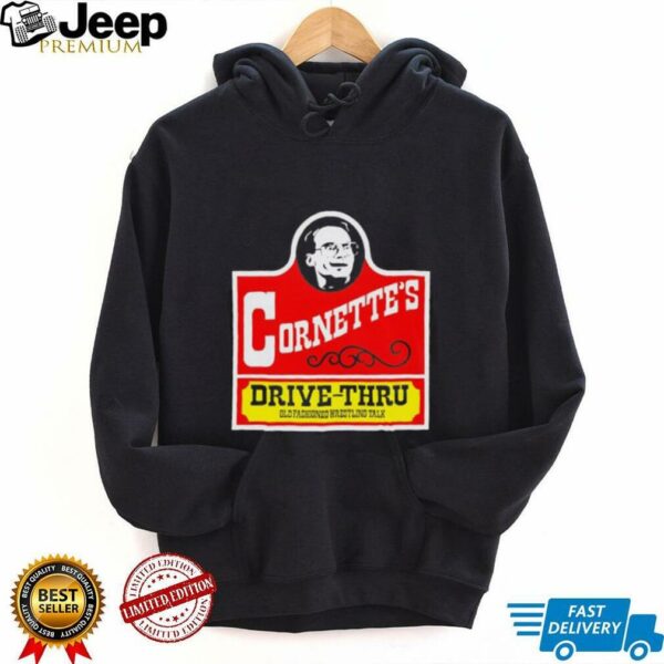 Jim Cornette Drive Thru logo shirt